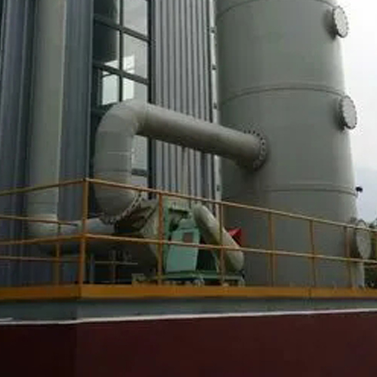 粉尘处理工艺采用湿式除尘设备废气喷淋塔生产厂家 粉尘处理工艺采用湿式除尘设备废气喷淋塔生产厂家